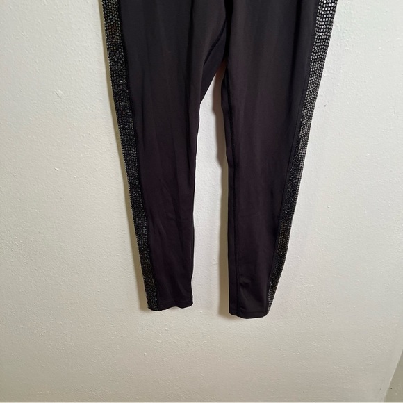 Pam & Gela Move Fast Legging Black Sequin Side Stripe P - Picture 4 of 9